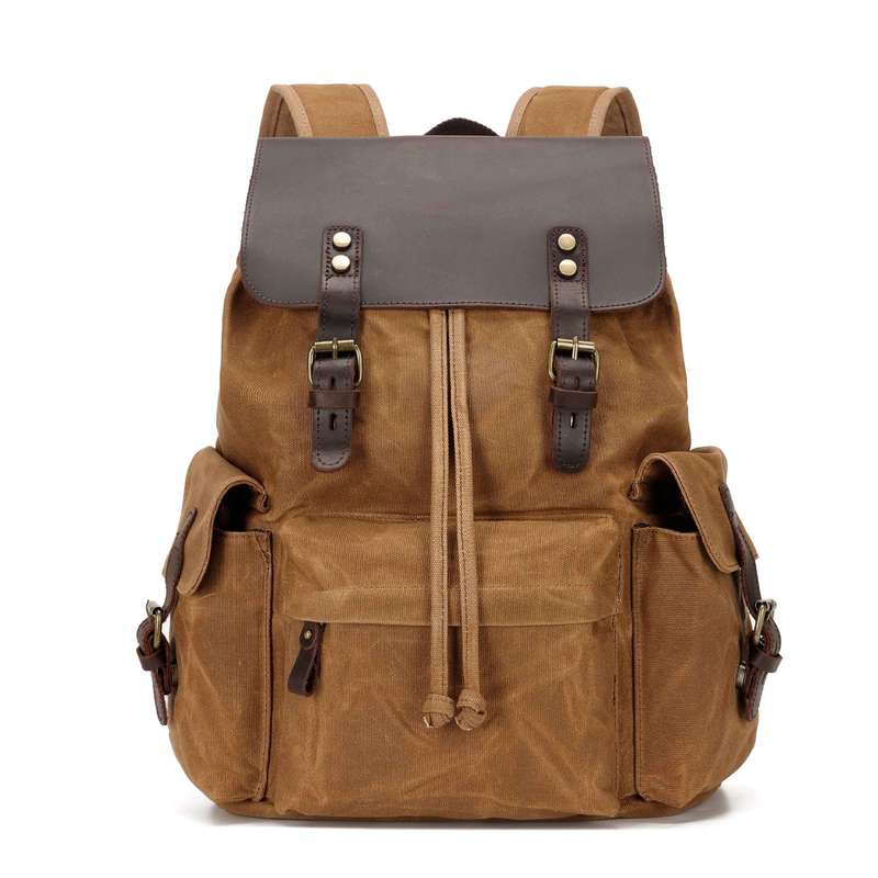 Canvas Backpack Casual - Tas ransel pria baru, tas ransel