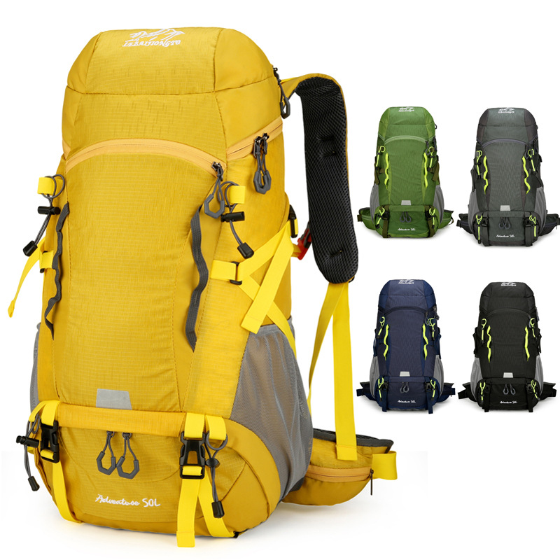 Rain Cover Backpack - Tas ransel Kemah anti air 50l,