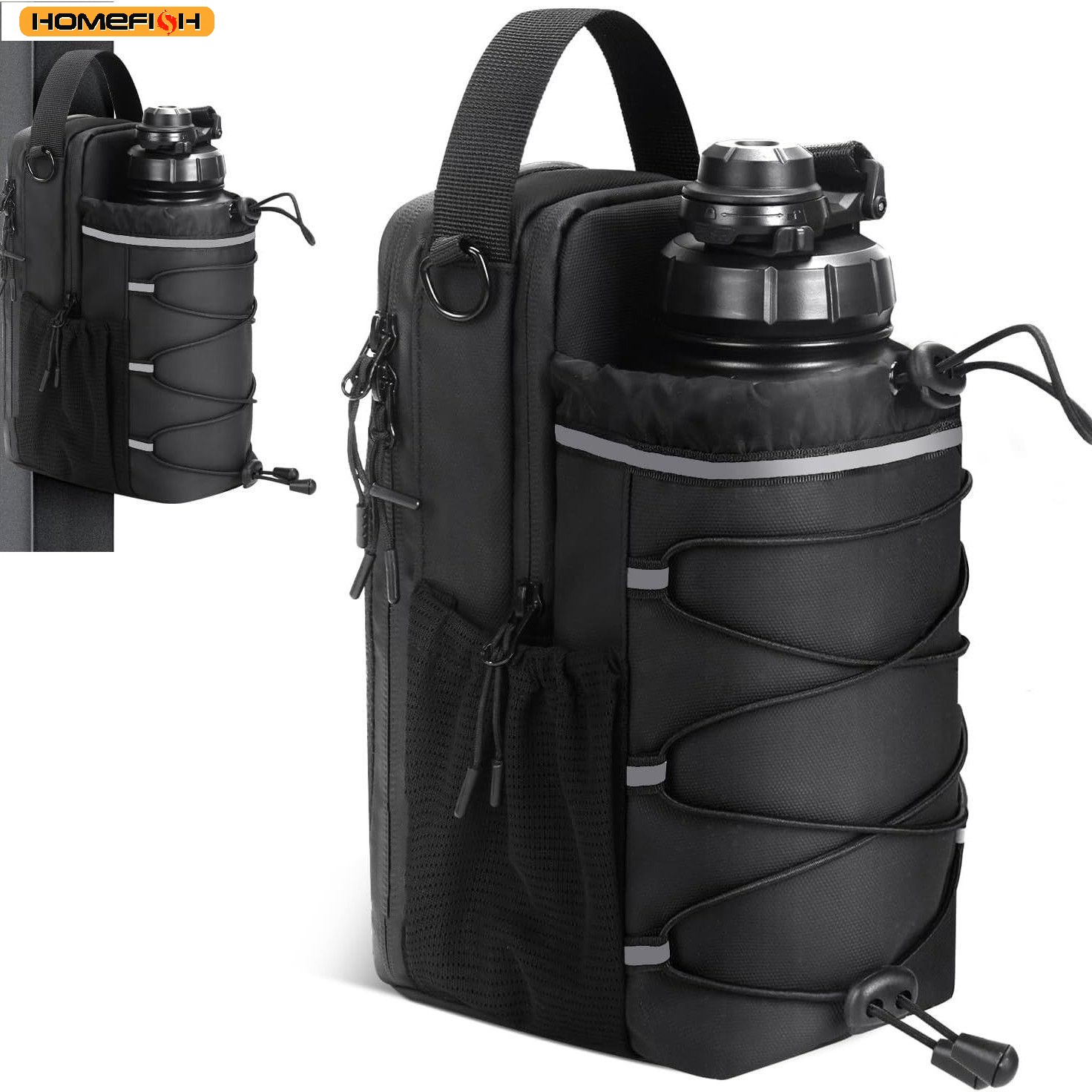 Hydration Pack Outdoor - Tas Selempang Botol Air Magnetik Portabel
