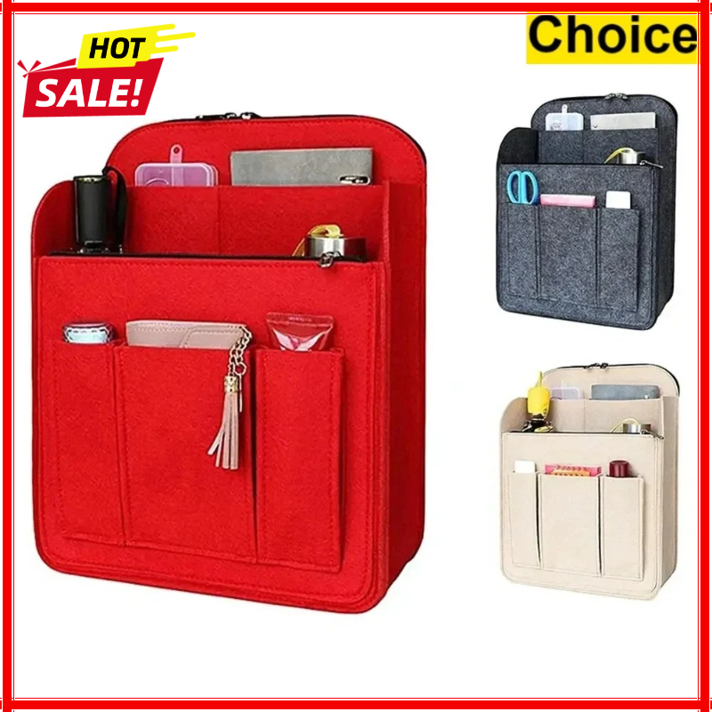Tas Sisipan Felt Organizer Ria - Backpack Insert Organizer ulasan dan harga