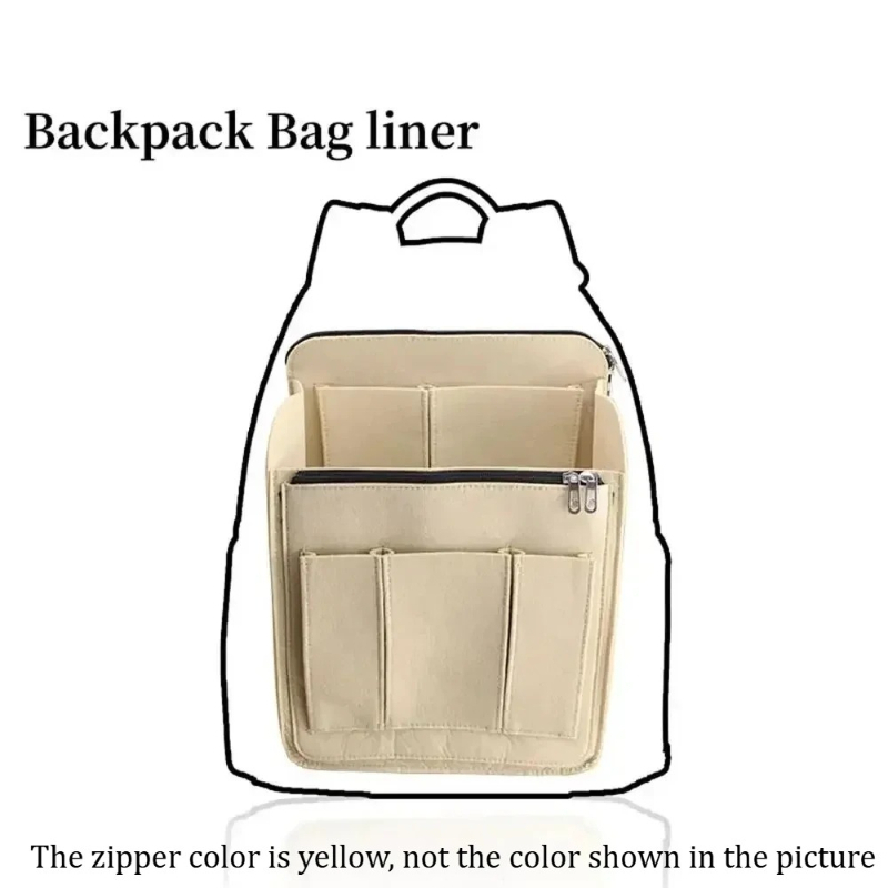 Tas Sisipan Felt Organizer Ria - Backpack Insert Organizer ulasan dan harga