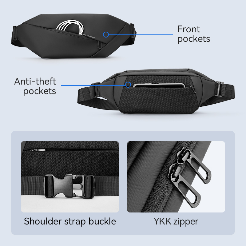 Tas Selempang Pria Anti Air MA - Travel Backpack Anti Theft ulasan dan harga