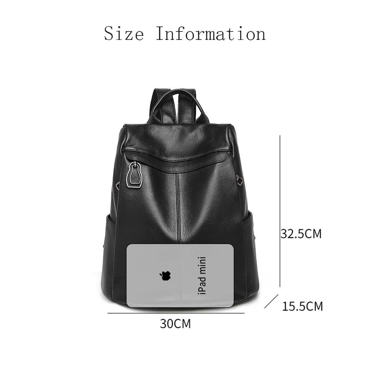 FOXER Ransel Kulit Asli untuk  - Travel Backpack Anti Theft ulasan dan harga