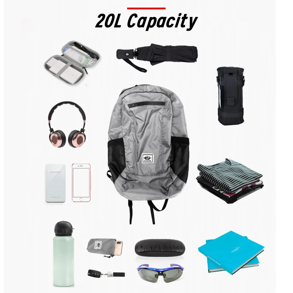 Tas penyimpanan ransel aksesor - Foldable Backpack Small ulasan dan harga