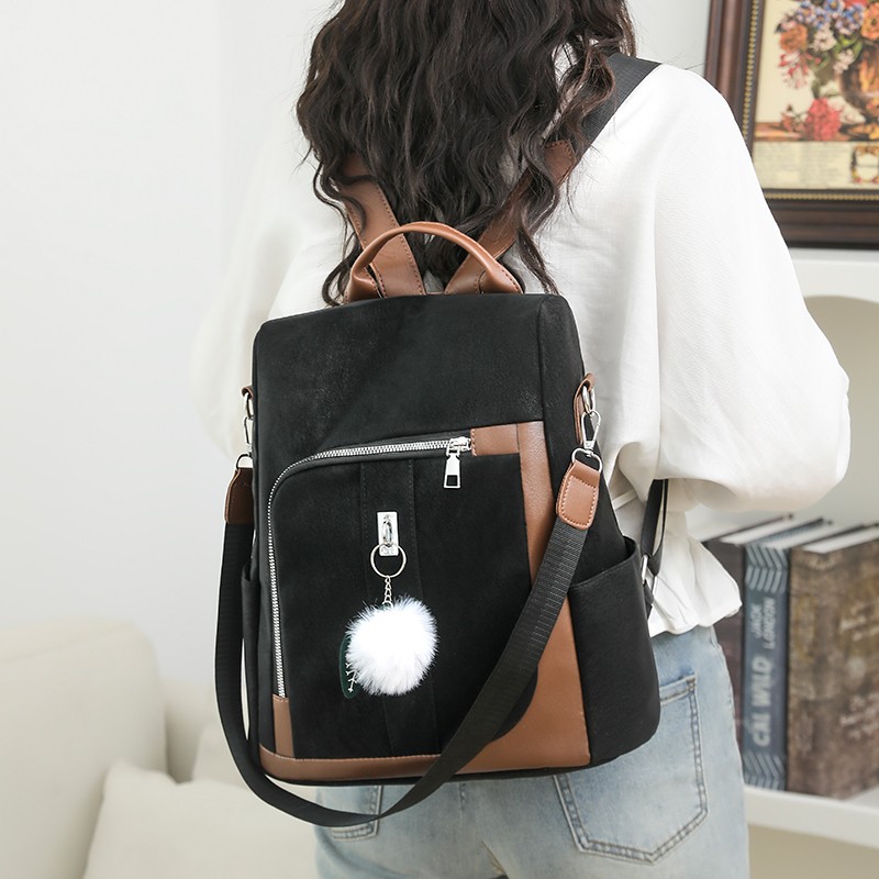 Ransel Nilon Wanita Modis Tas  - Travel Backpack Anti Theft ulasan dan harga